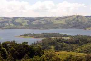 There are particularly fine views of the west end of the lake.